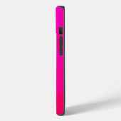 Moderne Roze Neon Monogram Trendy Mode kleuren Case-Mate iPhone Case (Achterkant / Links)