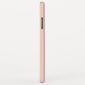Moderne Roze Perzik Taffy Gestreepte Case-Mate iPhone Case (Achterkant/rechts)