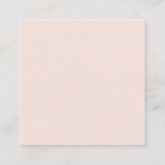 Moderne Roze QR Code Google Review Vierkante Visitekaartje (Achterkant)