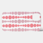 Moderne roze rechthoeken Case-Mate iPhone case (Achterkant (horizontaal))