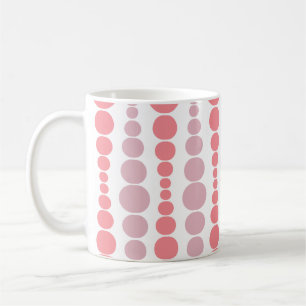 Moderne roze rechthoeken koffiemok