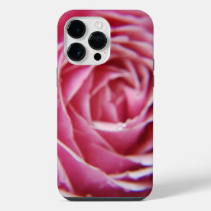  moderne roze roos close-up iPhone 14 pro max hoesje