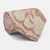 Moderne roze roze roze roodbruin stropdas (Opgerold)