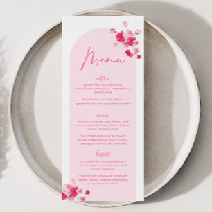 Moderne roze Rozen van Vrijgezellenfeest Menu