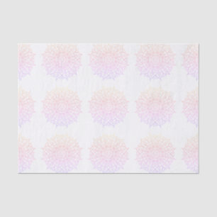 Moderne Roze Sinaasappel Paarse Ombre Mandala Deco Tissuepapier