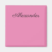 Moderne roze sjabloon, zwart script