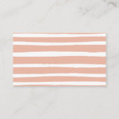 Moderne Roze Sprinkle Donut Bakery Cake Pastry Visitekaartje (Achterkant)