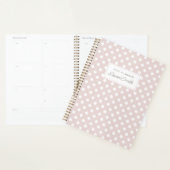 Moderne roze stippen planner (Display)