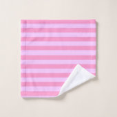 Moderne Roze Streep Kersebloesem Hallo Schone! Bad Handdoek (Wasdoekje)