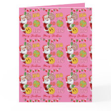 Moderne Roze Vrolijke Kerstmis Sinterklaas