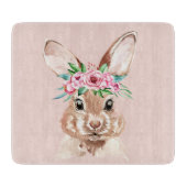 Moderne roze Waterverf bundel met bloemen Snijplank (Voorkant)