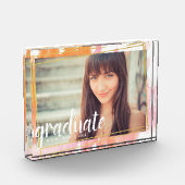 Moderne roze Waterverf Klasse van het Blok van de  (Links)