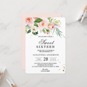 Moderne roze Waterverf schoonheidsbloemen en blade Kaart