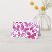 Moderne roze Waterverf vlinder (Achterkant)