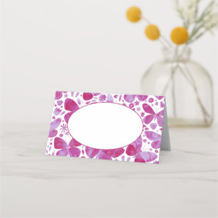 Moderne roze Waterverf vlinder