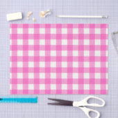 Moderne roze witte buffels tissuepapier (Craft)