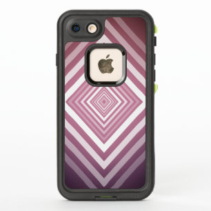 Moderne Roze & Witte Gradatie Vierkanten