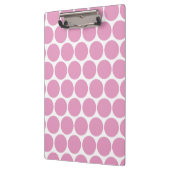 MODERNE ROZE, WITTE STIPPEN KLEMBORD (Links)