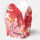 Moderne Rozen Bruidsmeisjesfeest Bedankdoosjes (Geopend)