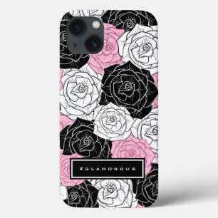 Moderne rozen iPhone 13 hoesje