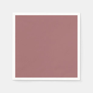 Moderne rozenhout roze effen kleur servet