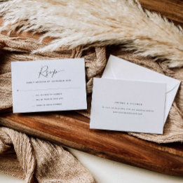 Moderne RSVP-kaart voor calligrafie RSVP Kaartje