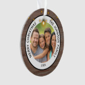 Moderne Russe Agritourisme Famille Photo Noël (devant)