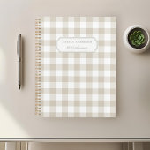 Moderne Russe Buffalo Beige Check Planner