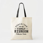 Moderne Rustic Personal Reunion Canvas tas (Voorkant)