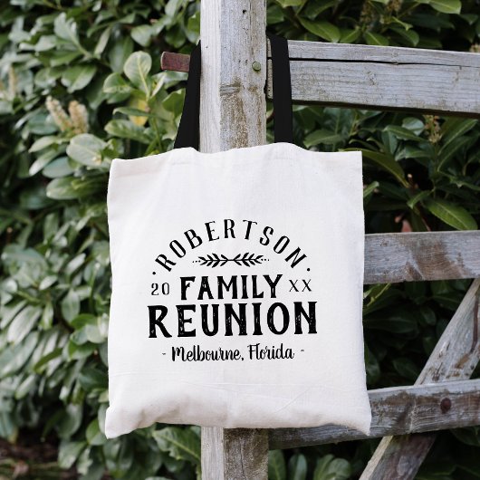 Moderne Rustic Personal Reunion Canvas tas