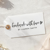 Moderne rustieke aangepaste naam handgemaakt met l zelfinktende stempel