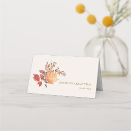 Moderne Rustieke Herfst Boho Bloem Bruiloft