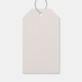 Moderne Rustieke Herfst Boho Bloem Bruiloft Cadeaulabel (Achterkant)