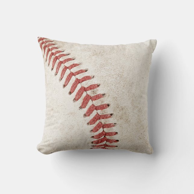 Moderne rustieke honkbal illustratie Trendy Kussen (Voorkant)