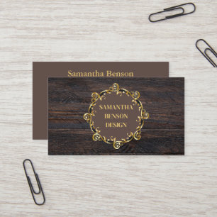 Moderne rustieke landelijke stijl hout interieur o visitekaartje