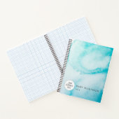 Moderne Rustieke Mannelijke Mountain Tree Arborist Notitieboek (Binnen)