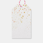 Moderne rustieke Natuur kerst Cadeaulabel (Achterkant)