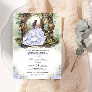 Moderne Rustieke Quinceanera Uitnodiging