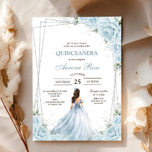 Moderne Rustieke Quinceanera Uitnodiging