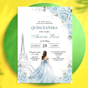 Moderne Rustieke Quinceanera Uitnodiging