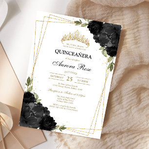 Moderne Rustieke Quinceanera Uitnodiging