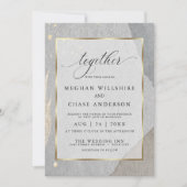 Moderne Rustige Waterverf wassteen Kaart (Voorkant)