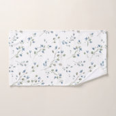 Moderne Rustique Aquarelle Style Feuille botanique (Serviette à main)