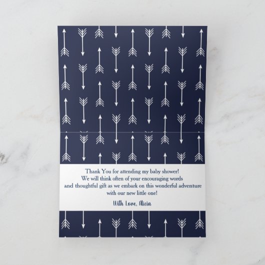 Moderne Rustique Gris & Marine Cerfs & Merci Arrow (Intérieur)