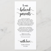 Moderne Rustique, Noir, Cadre Carte de remerciemen (Devant)