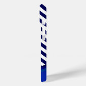 Moderne Sailboot Monogram Aangepast Case-Mate iPhone Case (Achterkant / Links)