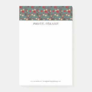 Moderne Sakura Kersenboom en Aap Aziatisch Post-it® Notes