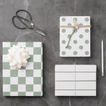 Moderne salie- en witte cadeauverpakking gecoördin