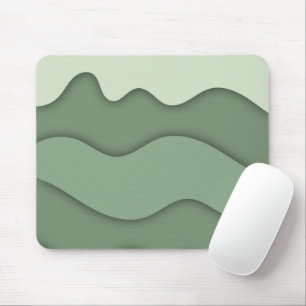 Moderne Salie Mint Golvende Muismat