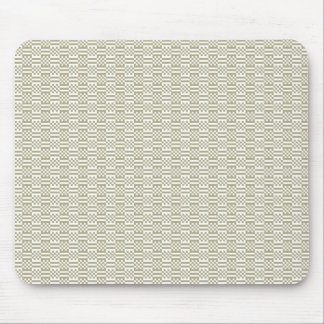 Moderne saliegroene geometrische patroon muismat